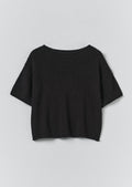 Knitted Cotton Linen Tee | Slate