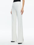 LARA SIDE SLIT PANT - ECRU