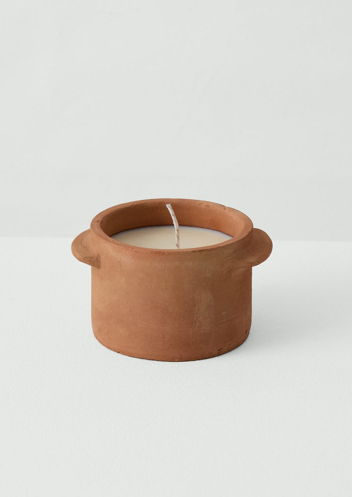 Large Citronella Garden Candle | Terracotta