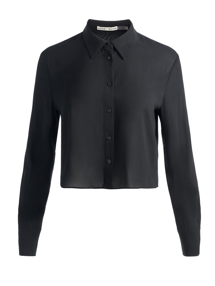LEON BUTTON DOWN - BLACK