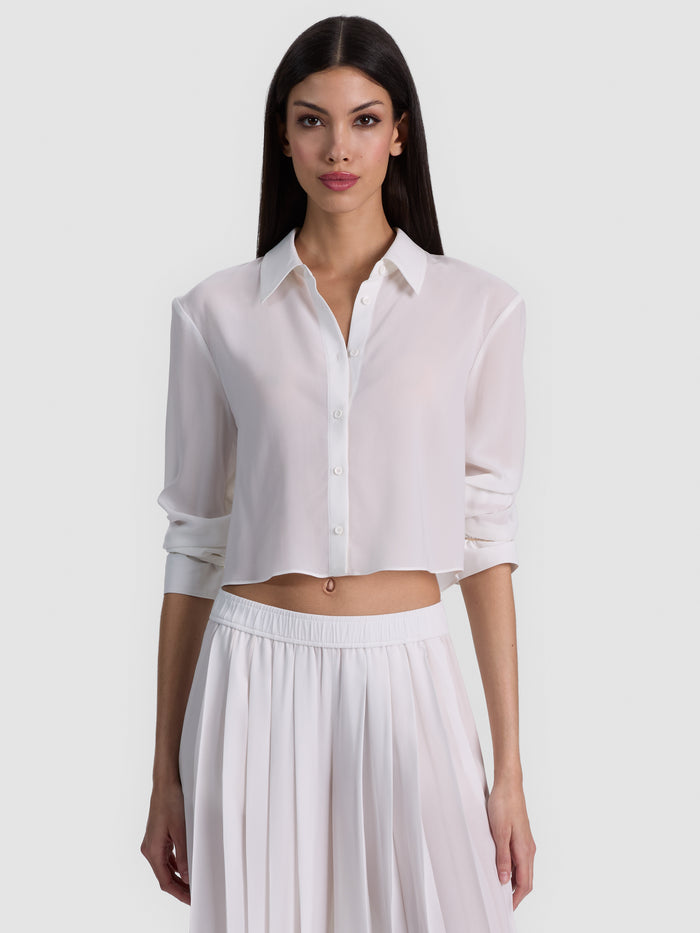 LEON BUTTON DOWN - OFF WHITE