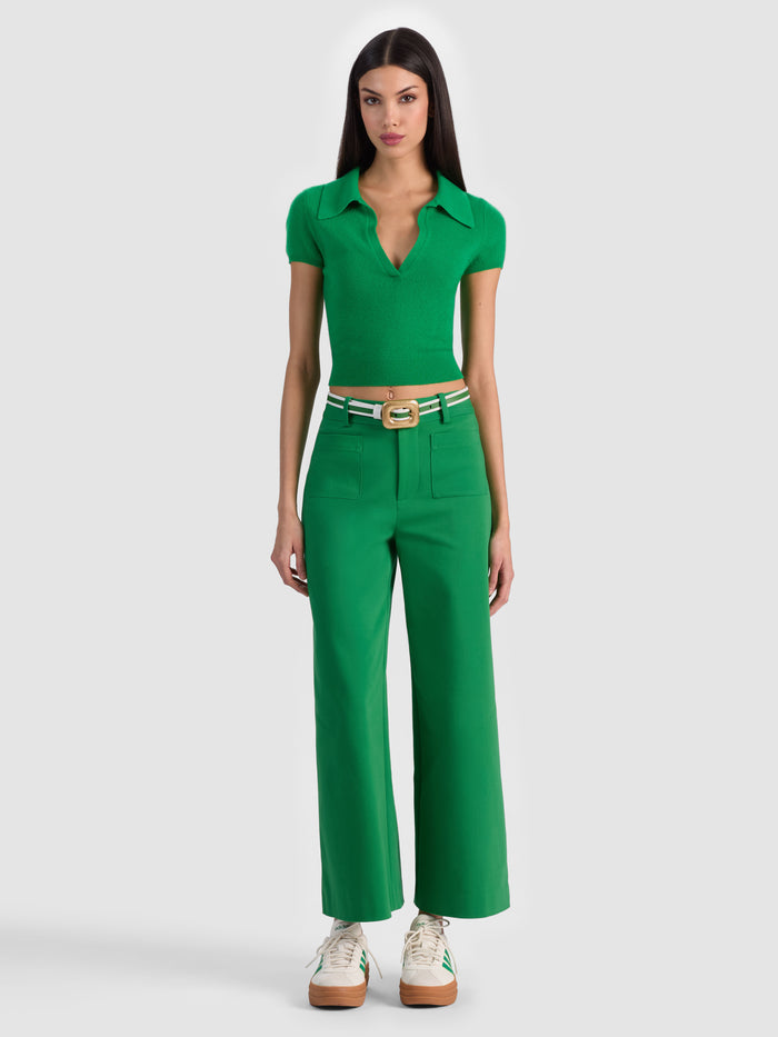 LETTY BELT - OFF WHITE/GREEN APPLE