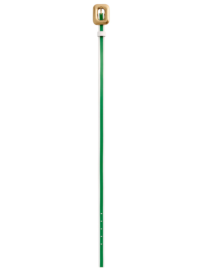 LETTY BELT - OFF WHITE/GREEN APPLE