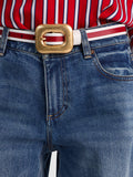 LETTY BELT - OFF WHITE/CHILI PEPPER