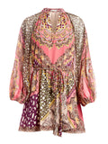 LILIAN PAISLEY MINI DRESS