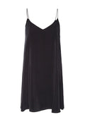 LILLA SPAGHETTI STRAP SWING DS - BLACK