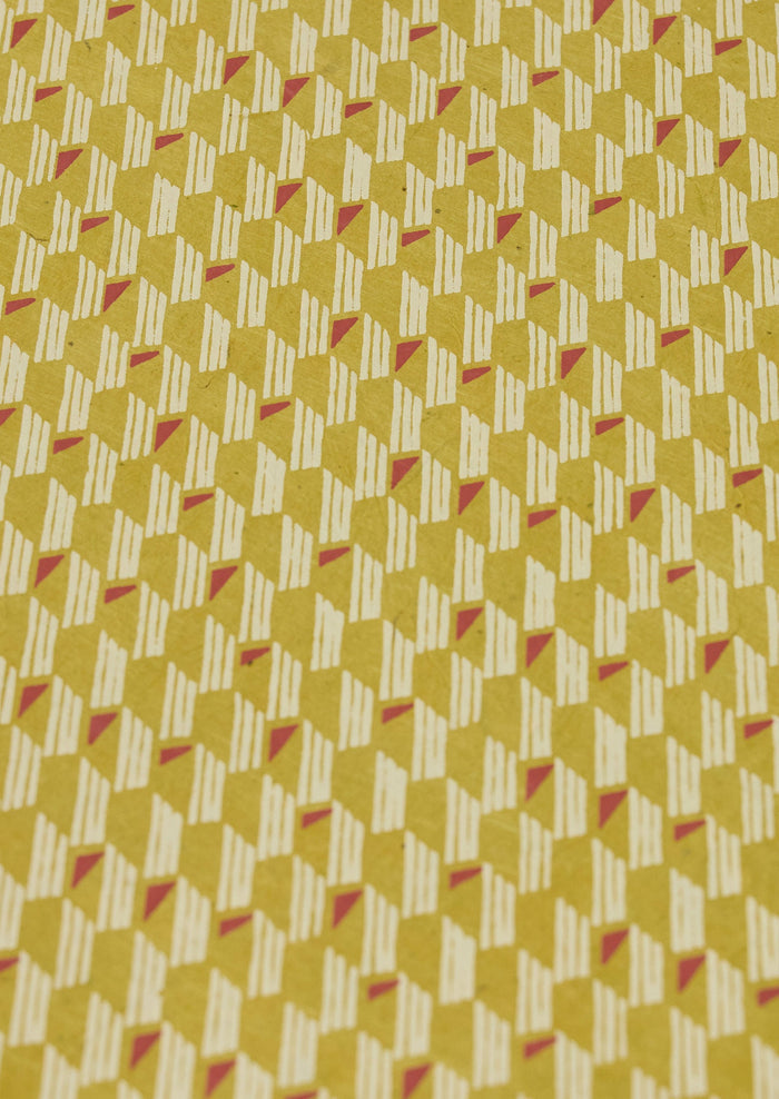 Lokta Paper Gift Box | Ochre/Ecru