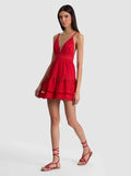 LORENE EMBR MINI DRESS