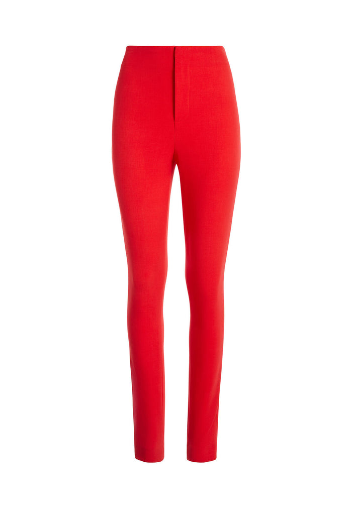 LORINDA HIGH WAISTED PANT - BRIGHT POPPY