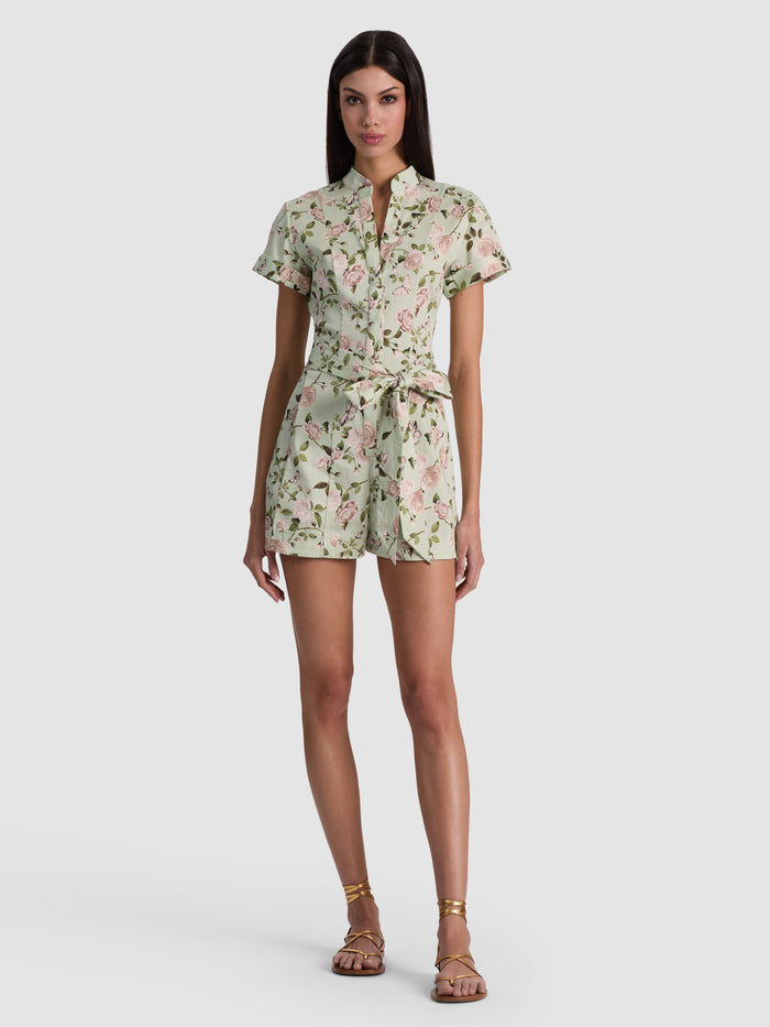 LUCY ROMPER - GARDEN GOSSIP LIGHT SAGE