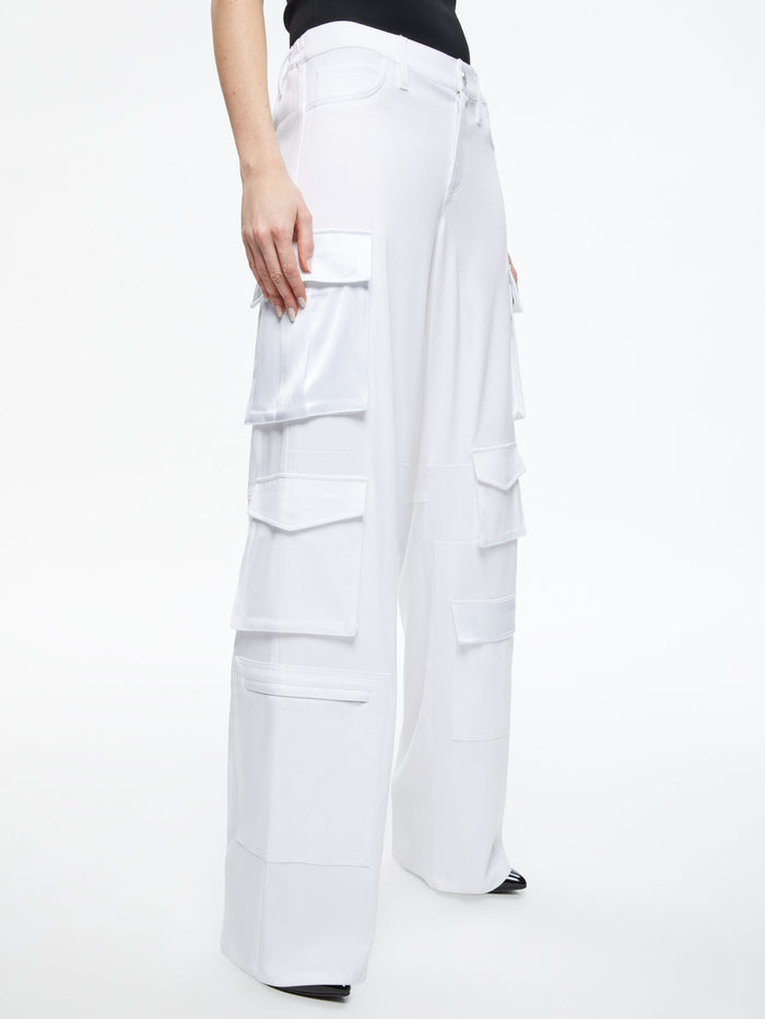 LUIS CARGO PANT - WHITE