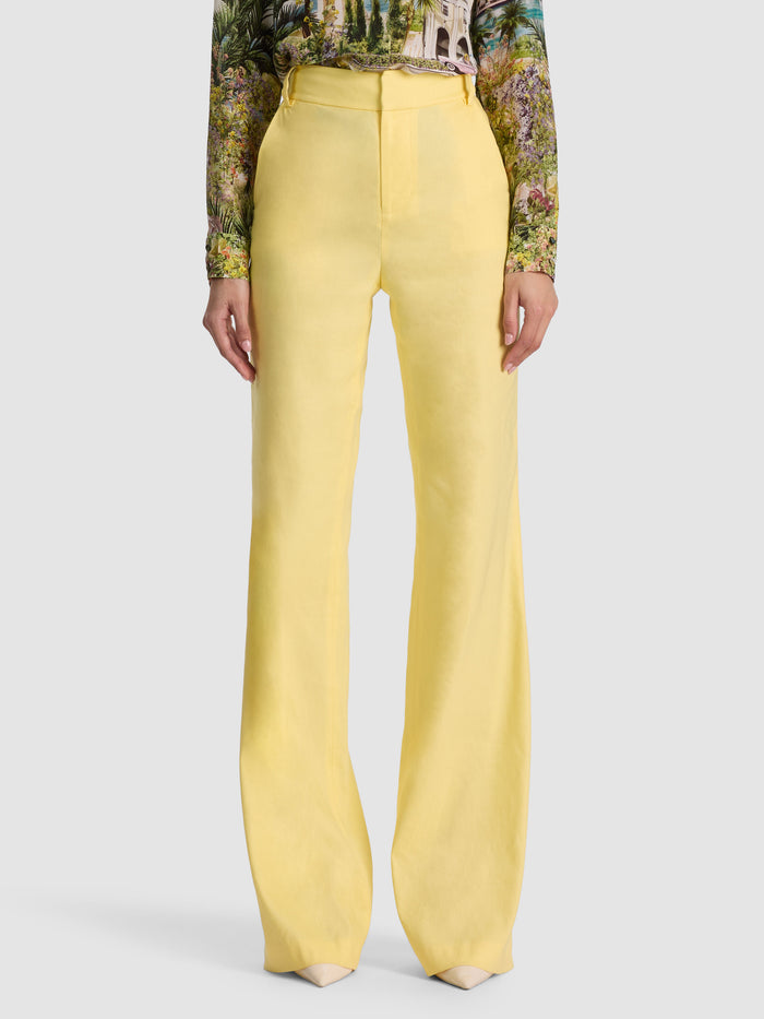 LULA FLARE PANT - BUTTER