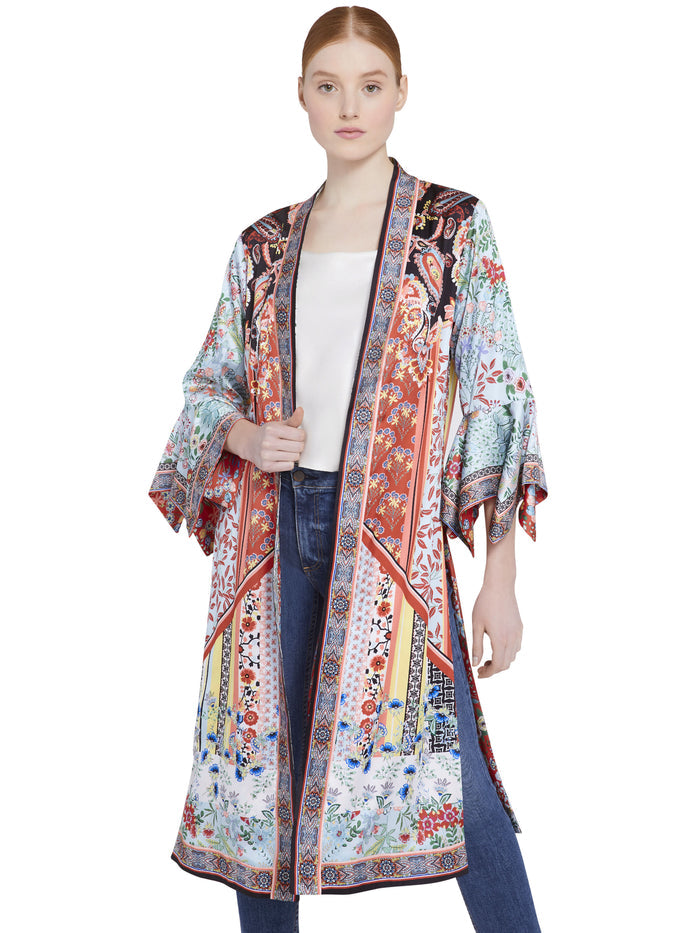 LYNN REVERSIBLE FLORAL KIMONO - PALOMA MULTI/COMBO