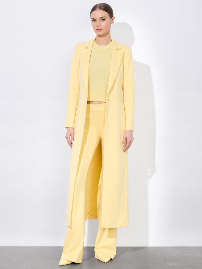 MACEY LONG BLAZER - BUTTER