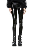 MADDOX VEGAN LATEX LEGGING - BLACK