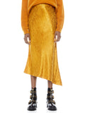 MAEVE ASYMMETRICAL SLIP SKIRT - AUTUMN GOLD