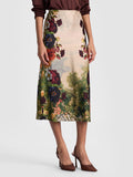 MAEVE SLIP SKIRT - FORBIDDEN FOREST