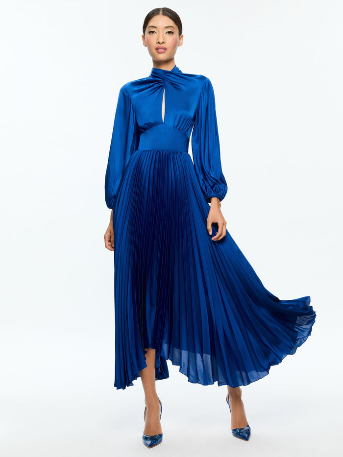 MAHOGANY MAXI DRESS - ROYAL