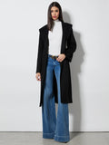 MARCELENE MIDI COAT - BLACK