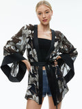 MARIANA MINI KIMONO - STARGAZER BLACK LG