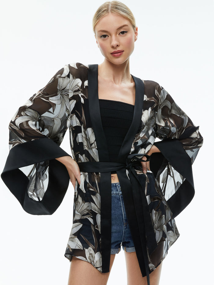 MARIANA MINI KIMONO - STARGAZER BLACK LG