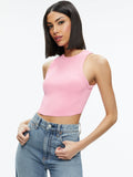 MARIN CURVED HEM TANK - CHERRY BLOSSOM