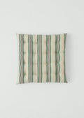Market Stripe Hand Woven Seat Pad | Basil/Poppy
