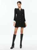 MEEKO MINI DRESS - BLACK