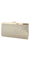 Camille La Vie Micro Rhinestone Glitter Handbag with Top Closure OS / nude