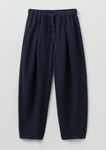Minako Garment Dyed Linen Pants | Midnight