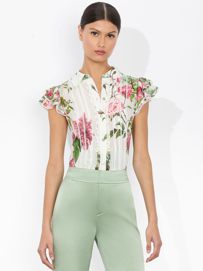 MINDA BLOUSE - ROSE WHISPER