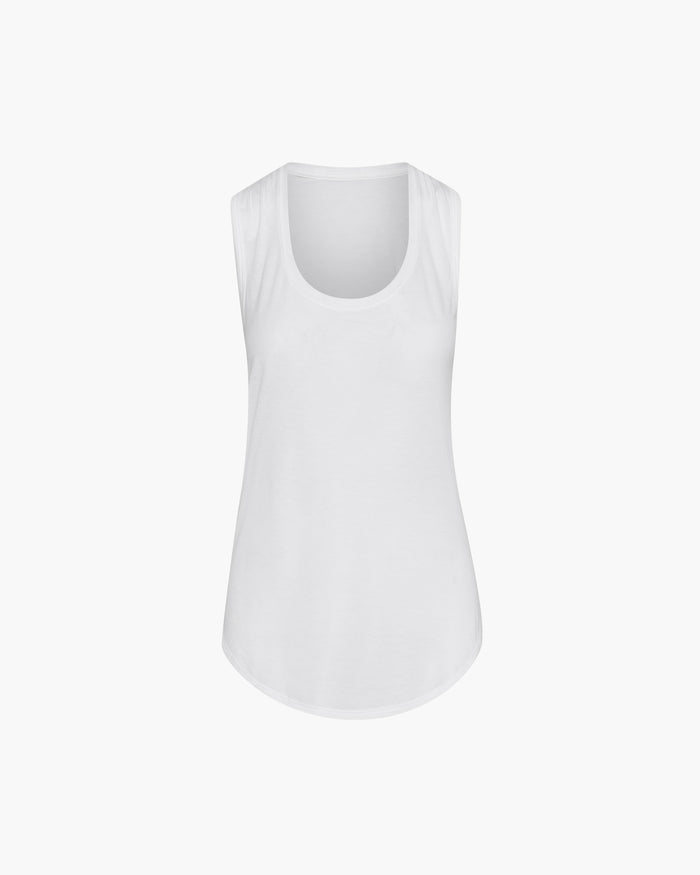 Modal Sweetheart Tank - White
