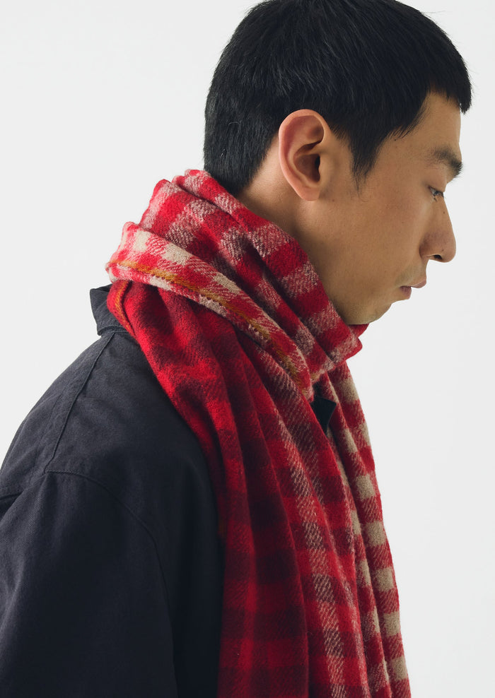 Moismont Wool Scarf | Blaze Red