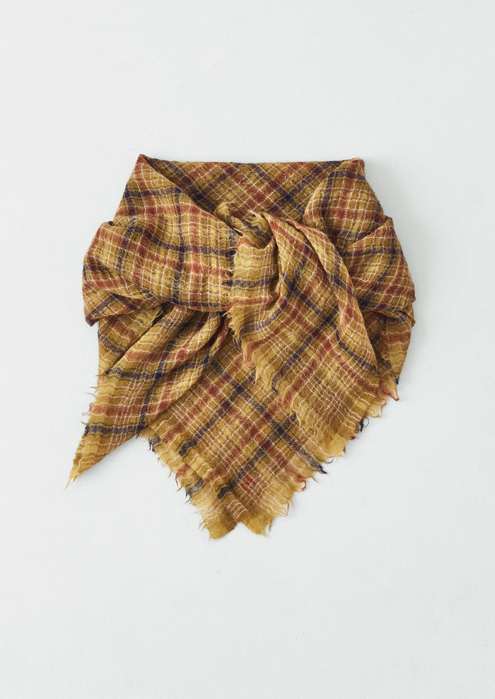 Moismont Wool Square Scarf | Harvest