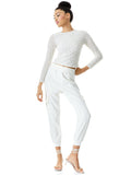 MONTAUK SOFT CARGO JOGGER - WHITE