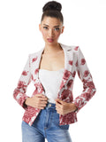 MYA BLAZER - OFF WHITE/MULTI
