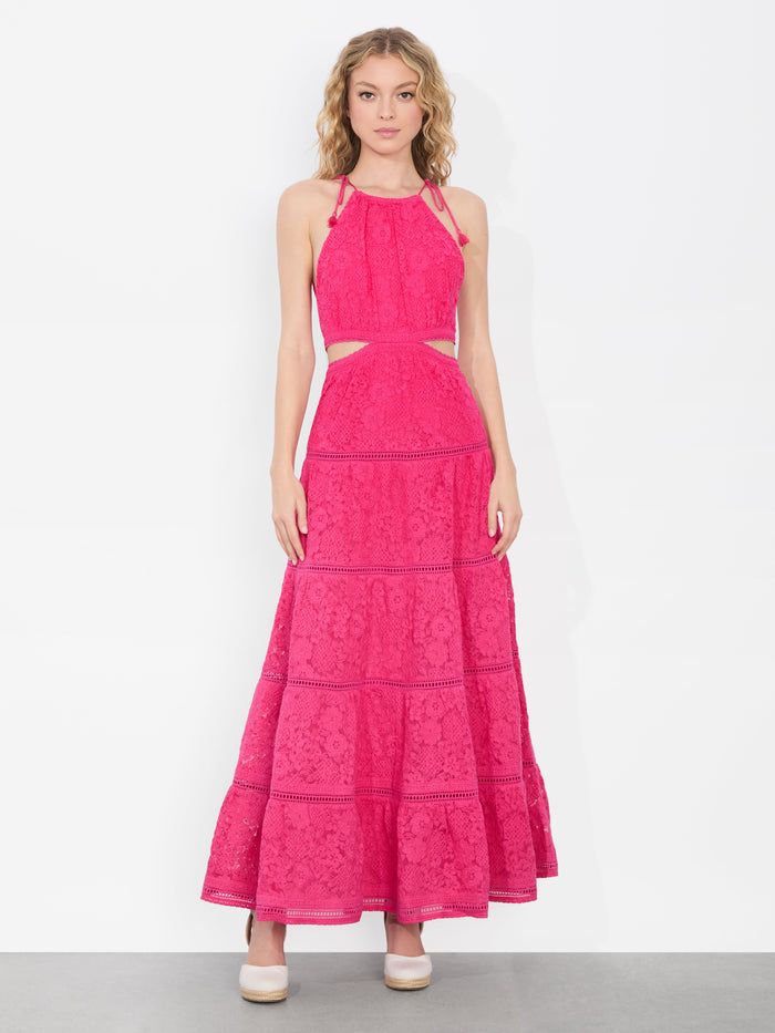 MYRTICE MAXI DRESS - RASPBERRY