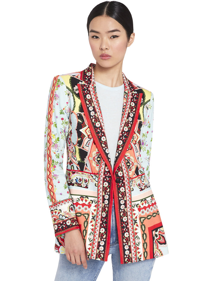 NATE FLORAL BLAZER - EUPHORIA/ MULTI