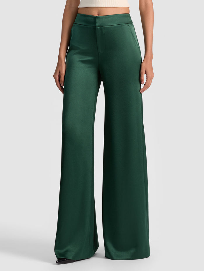NESSI TROUSER - GREEN MYSTIQUE