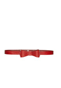 NEW BOW WAXY GLAZE BELT - CHERRY