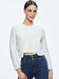 NOELLA KNIT JACKET - SOFT WHITE