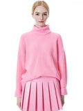 NORMA TURTLENECK PULLOVER SWEATER - PRIMROSE
