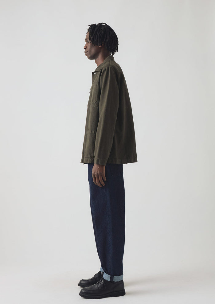 Norv Denim Tapered Pants | Dark Indigo