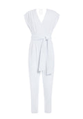 ONITA PLEATED JUMPSUIT - WHITE