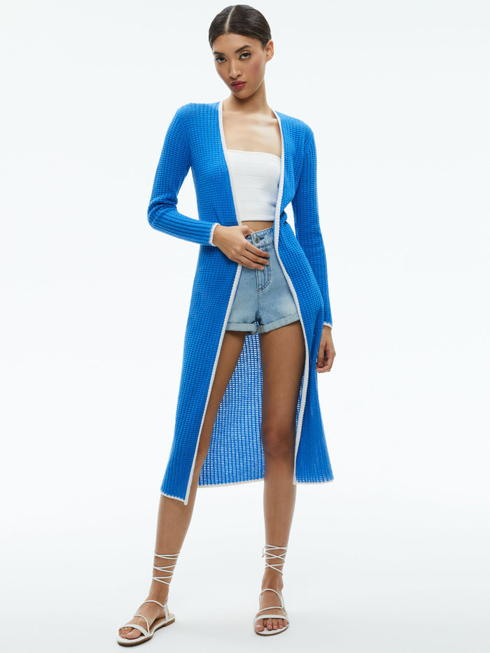 OREM DUSTER - FRENCH BLUE/SOFT WHITE