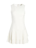 PALMIRA RUFFLE MINI DRESS - OFF WHITE