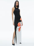 PANIA MAXI DRESS - DREAM LIFE BLACK