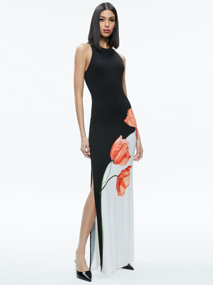 PANIA MAXI DRESS - DREAM LIFE BLACK