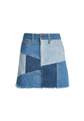 PATCHWORK MINI SKIRT - KEEP STEPPIN