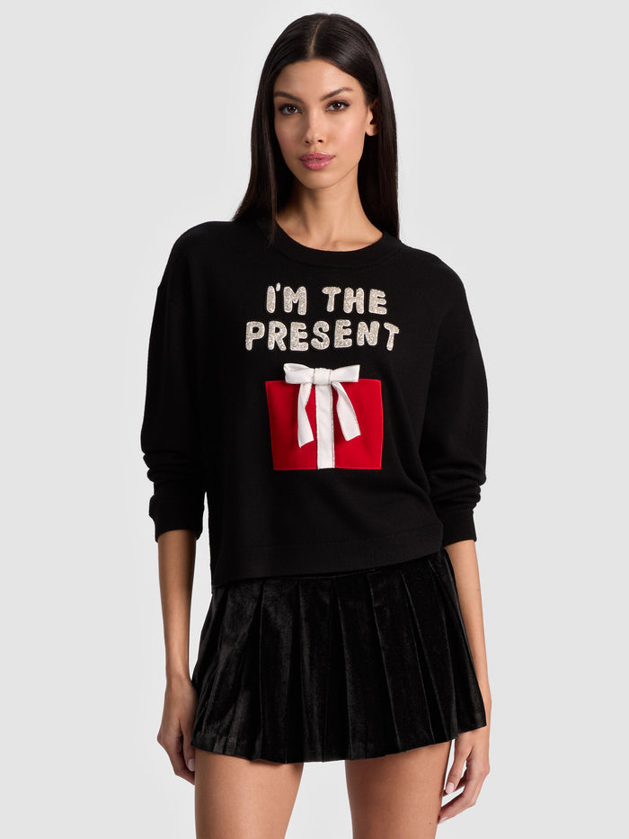 PERRY PRESENT PULLOVER - BLACK MULTI